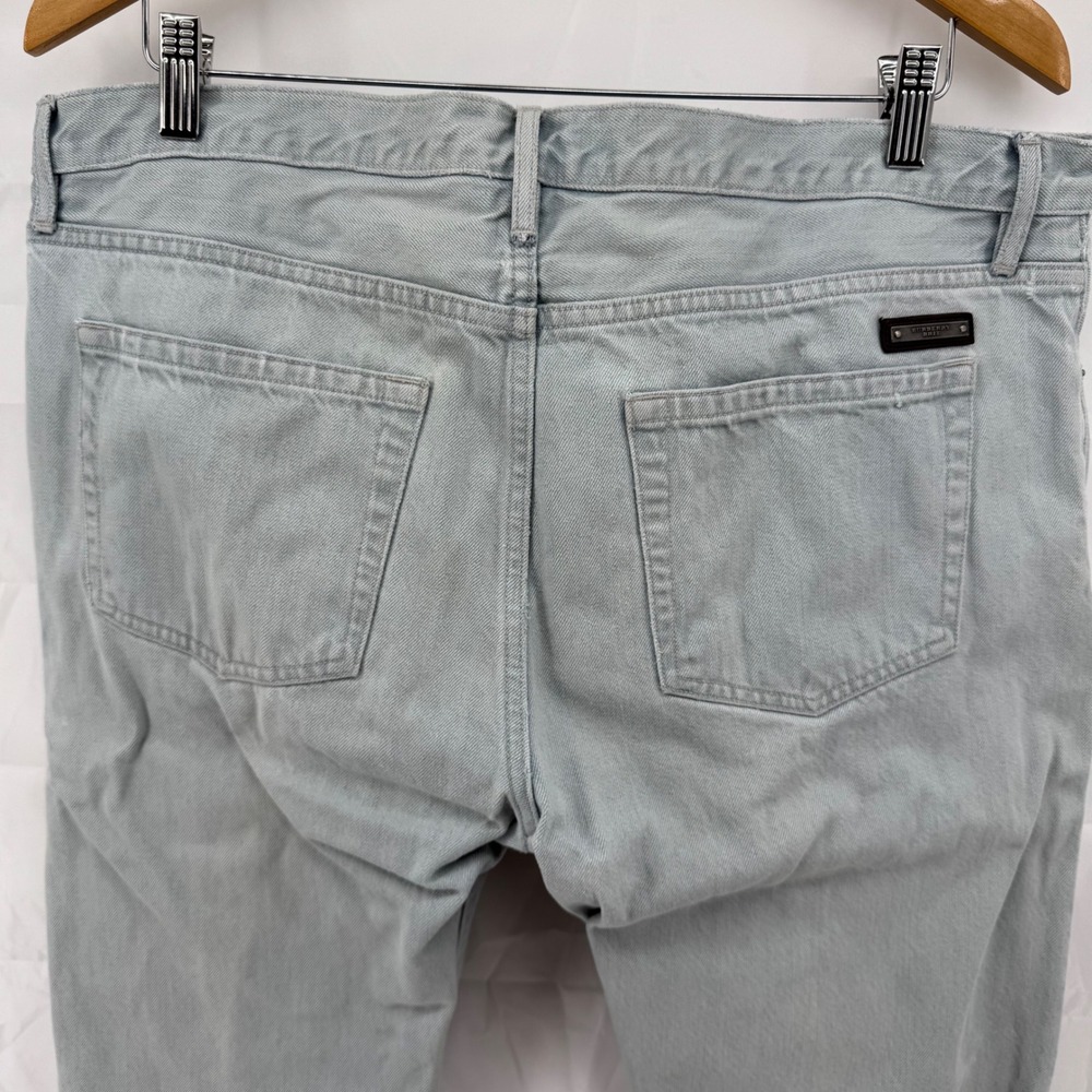 Burberry Brit Jeans Mens 36x32 Grey Slim Fit Button Fly Denim Pants - Picture 7 of 16